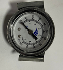 가스를 측정하기 위한 물 석유 가스 시험 압력계  2시 4분 패널 마운트 기압 측정계 1/4 Bsp